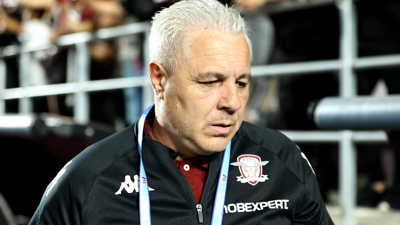 „Nu se poate așa”. Marius Șumudică s-a luat de fotbaliștii de la Rapid, după înfrângerea cu U Cluj