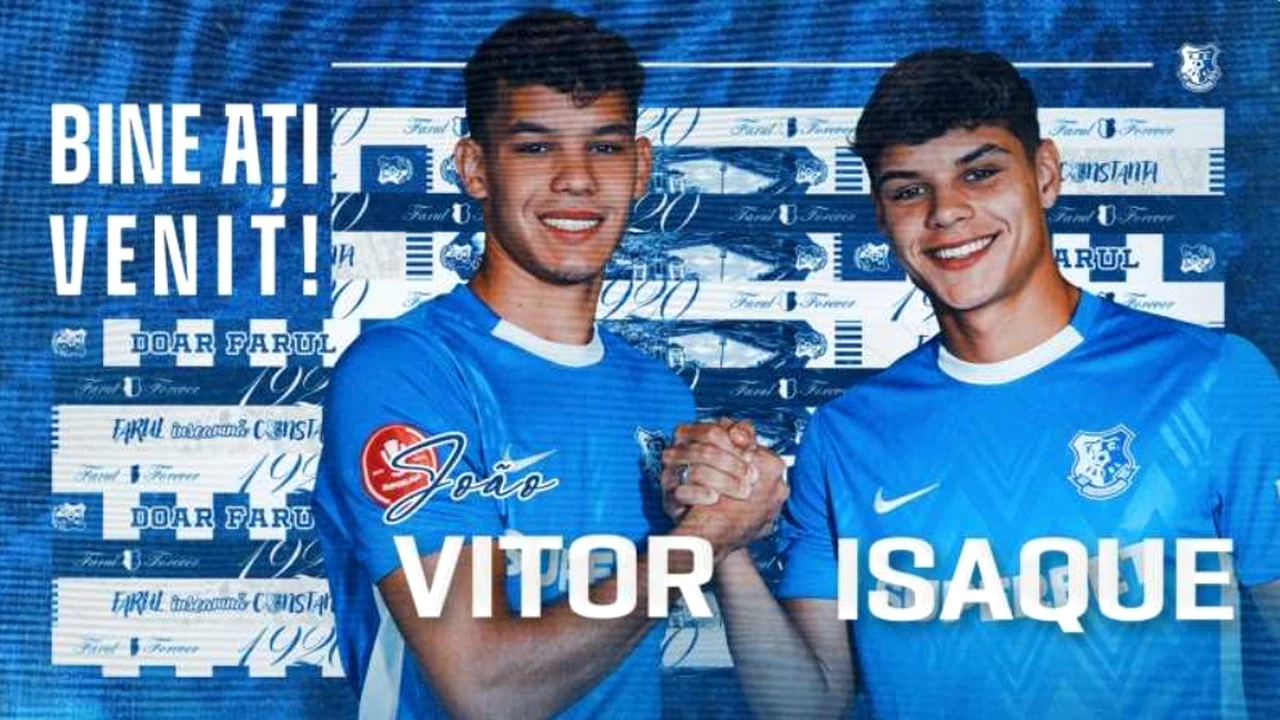 Toți fiii lui Rivaldo vor juca la Farul Contanța. Alți doi copii ai fostului ”Balon de Aur” au semnat cu echipa lui Hagi