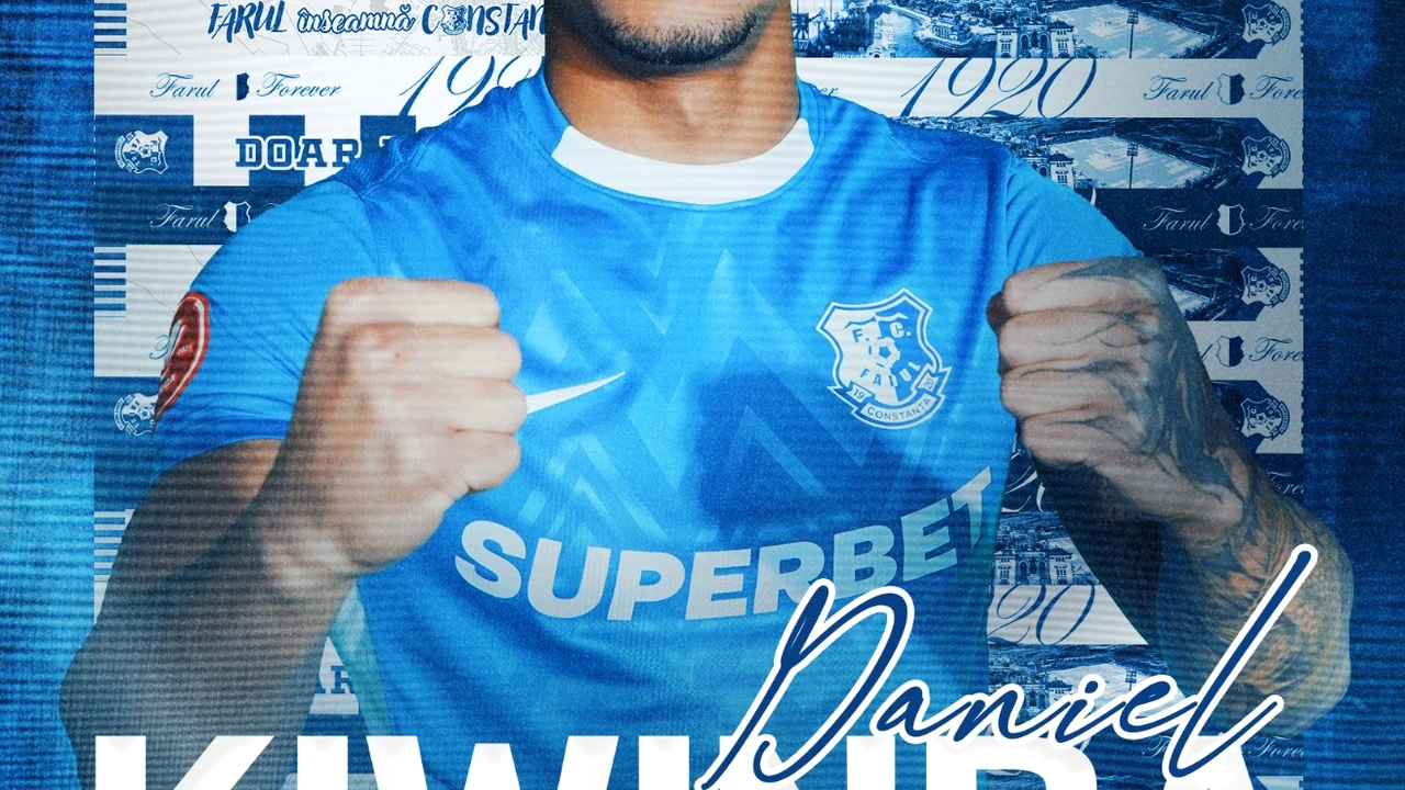 Atacant nou pentru Farul. Daniel Kiwinda a fost transferat de Gică Hagi