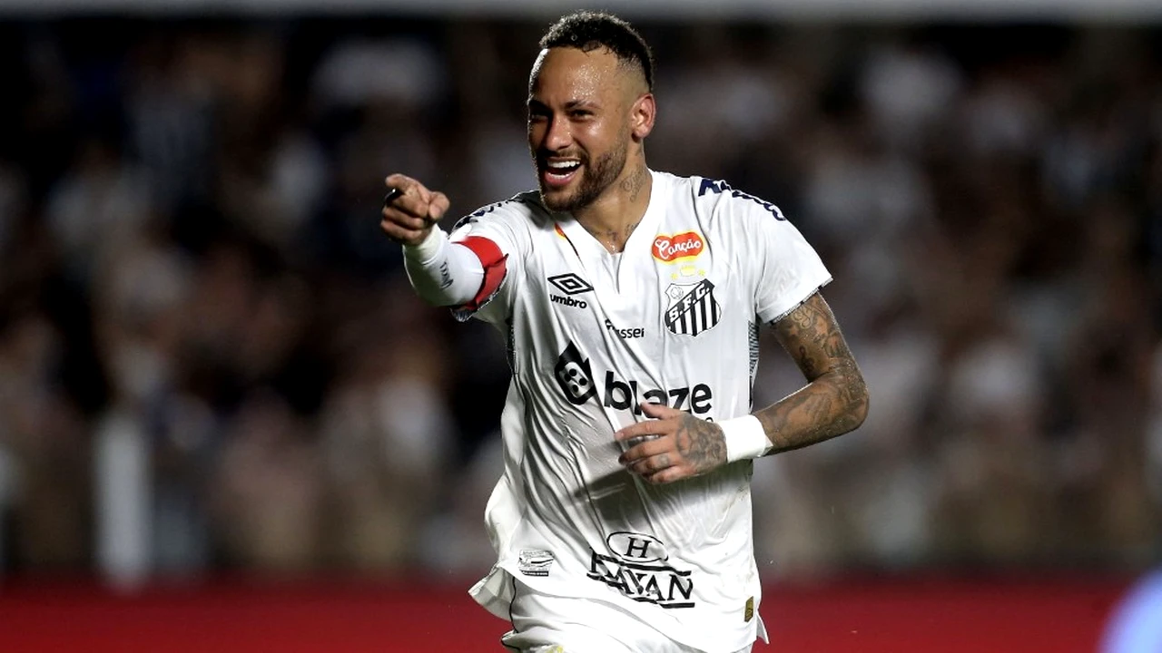 Neymar, trei goluri marcate pentru Santos. Superstarul brazilian, prestație ca în vremurile sale bune