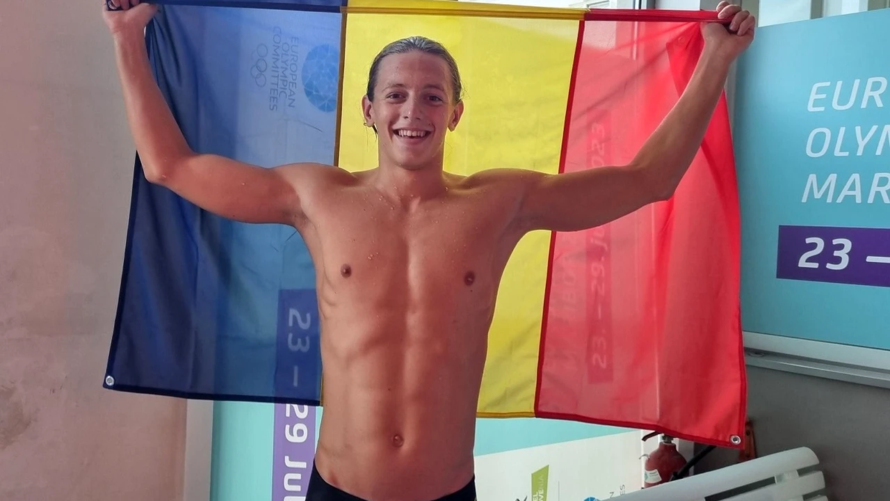 Sportivul care vine tare din urma lui David Popovici! Cine este Robert Badea: „Sper să obțin rezultatele pentru care m-am antrenat toată cariera”
