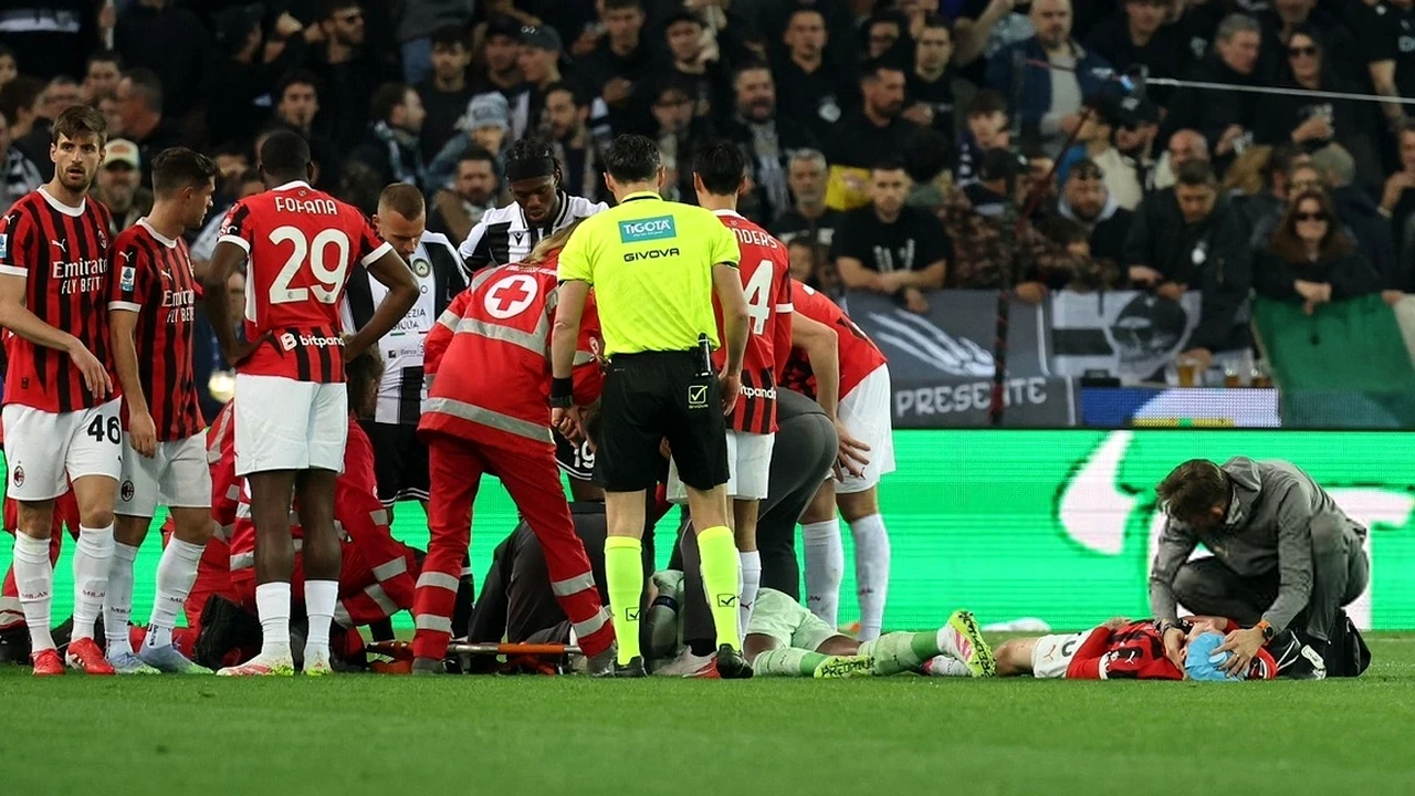 VIDEO | Minute de coşmar în Udinese – Milan! Maignan a fost transportat de urgenţă la spital