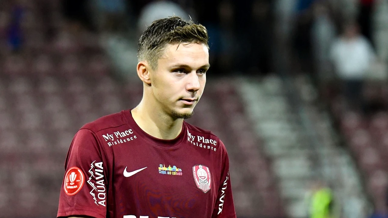 Louis Munteanu pleacă de la CFR Cluj. Gigi Becali a aflat unde va semna din vară atacantul