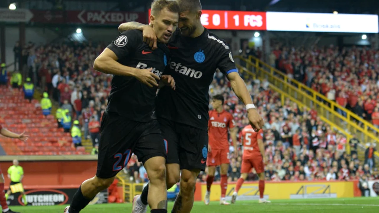 FC Aberdeen – FCSB 2-2 | Echipa calificată în Europa League se decide la București + Reacția lui MM Stoica