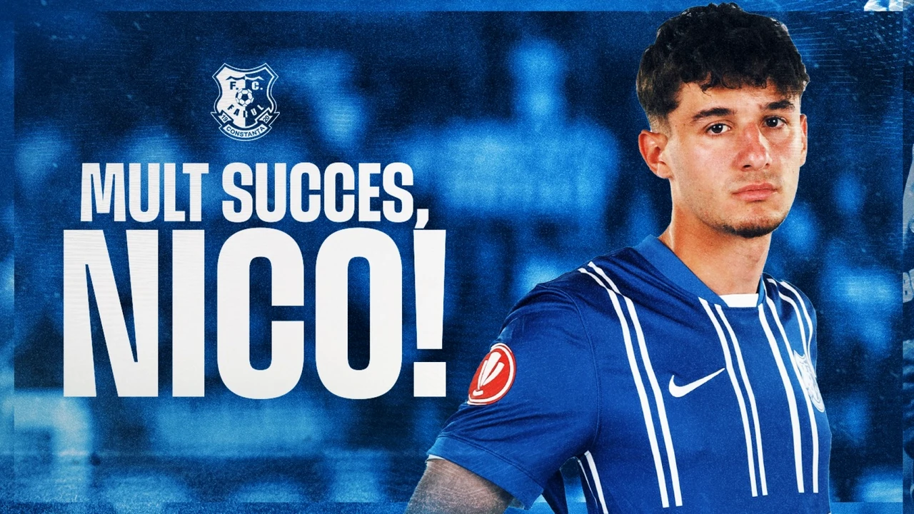 OFICIAL | Nicolas Popescu pleacă de la Farul și va evolua pentru o echipă de tradiție. Unde a fost împrumutat fiul lui Gică Popescu