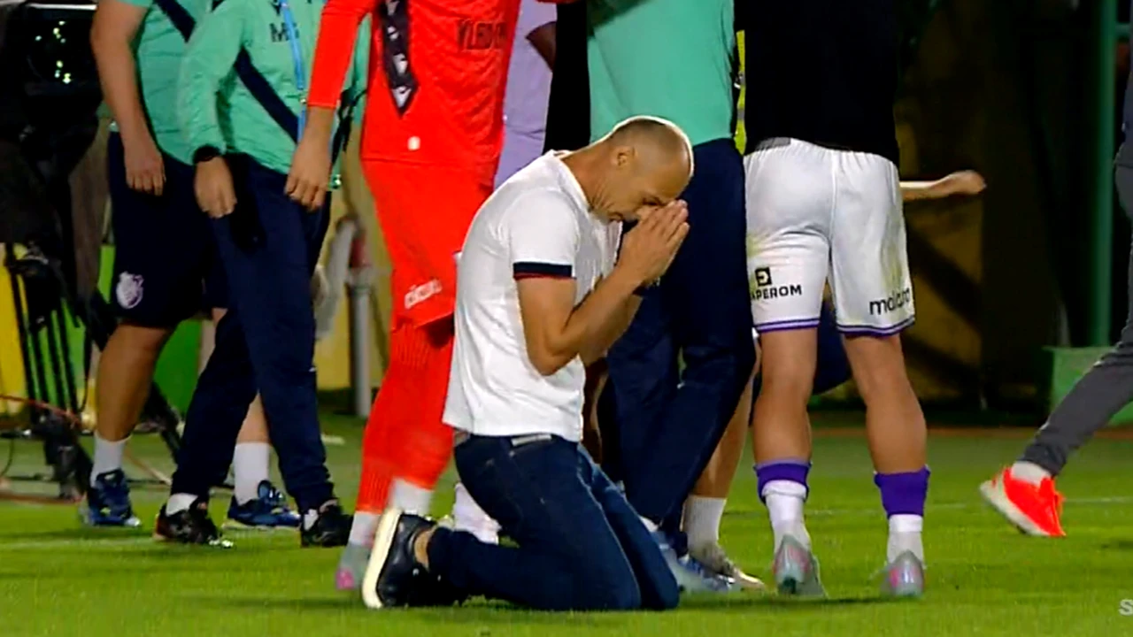 FC Argeș a câștigat la limită cu U Cluj, scor 1-0. După meci, Bogdan Andone s-a descătușat și a explicat motivul la flash-interviu