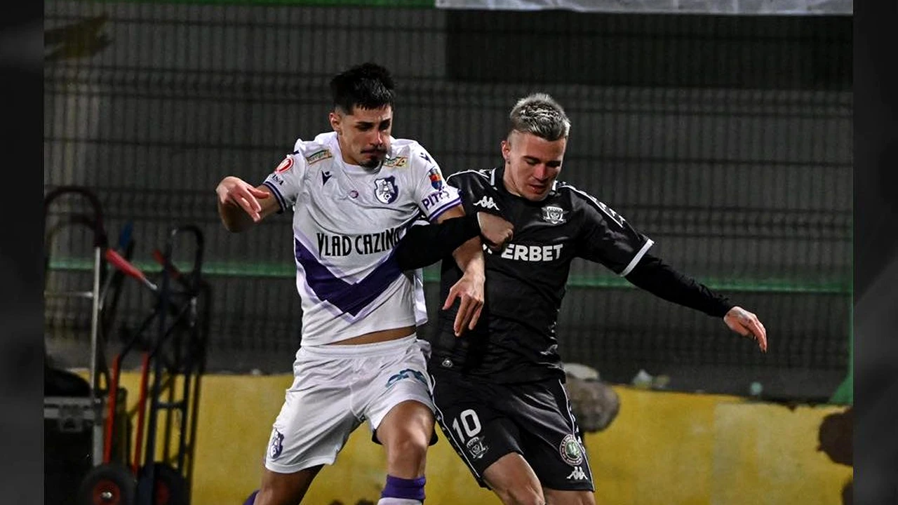 FC Argeș răstoarnă scorul cu Rapid! Moldoveanu semnează dubla victoriei și aduce cele trei puncte