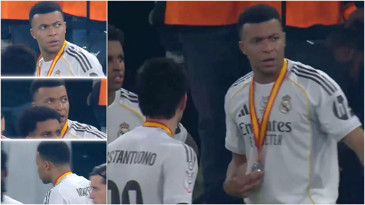 Momente incredibile după Supercupa Spaniei. Mbappe nu şi-a lăsat colegii să-i aplaude pe jucătorii Barcelonei | VIDEO