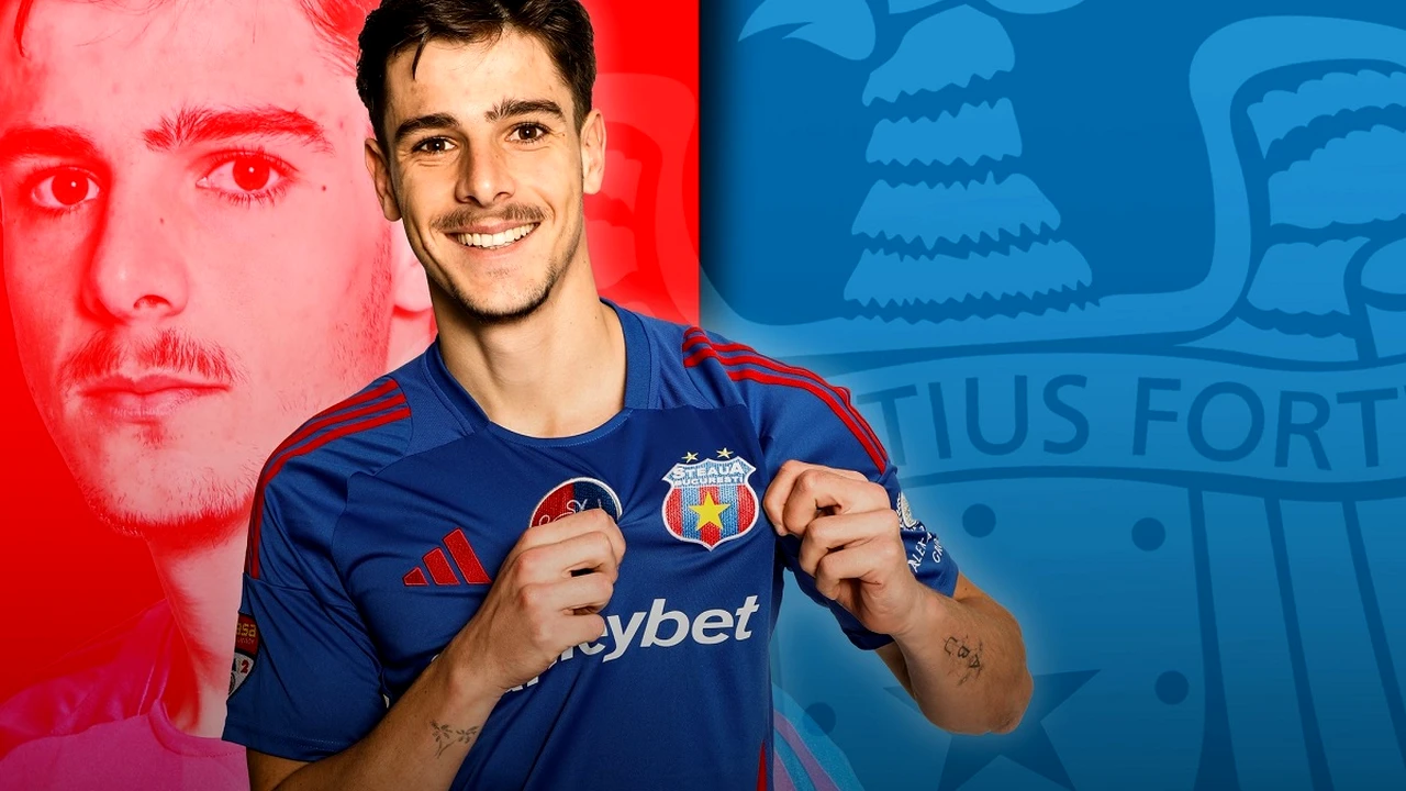 Steaua București a transferat încă un spaniol! „Militarii” l-au prezentat pe noul fundaș central din Ghencea