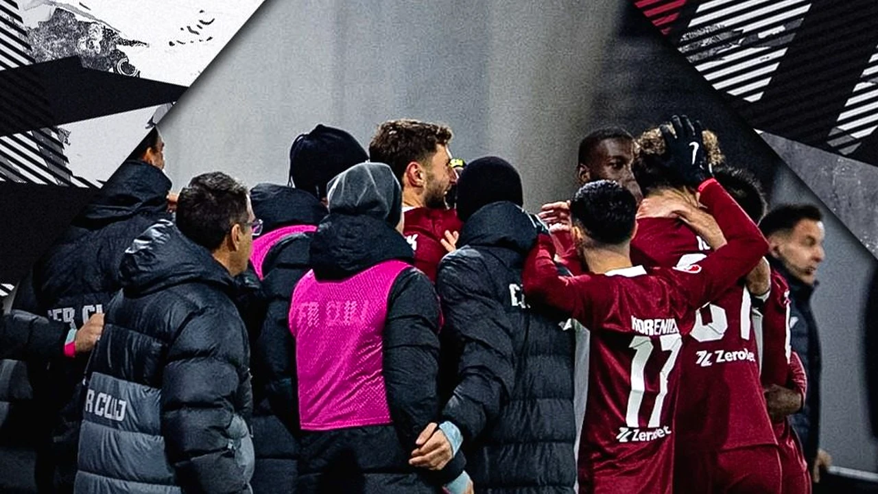 CFR Cluj o învinge cu mari emoții pe Hermannstadt. Gazdele au avut un penalty refuzat la ultima fază: „Nu mi se pare normal”