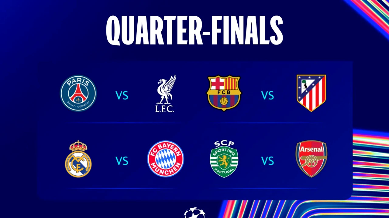 Am aflat cele mai bune opt echipe din acest sezon al Ligii Campionilor. Cum arată tabloul sferturilor de finală