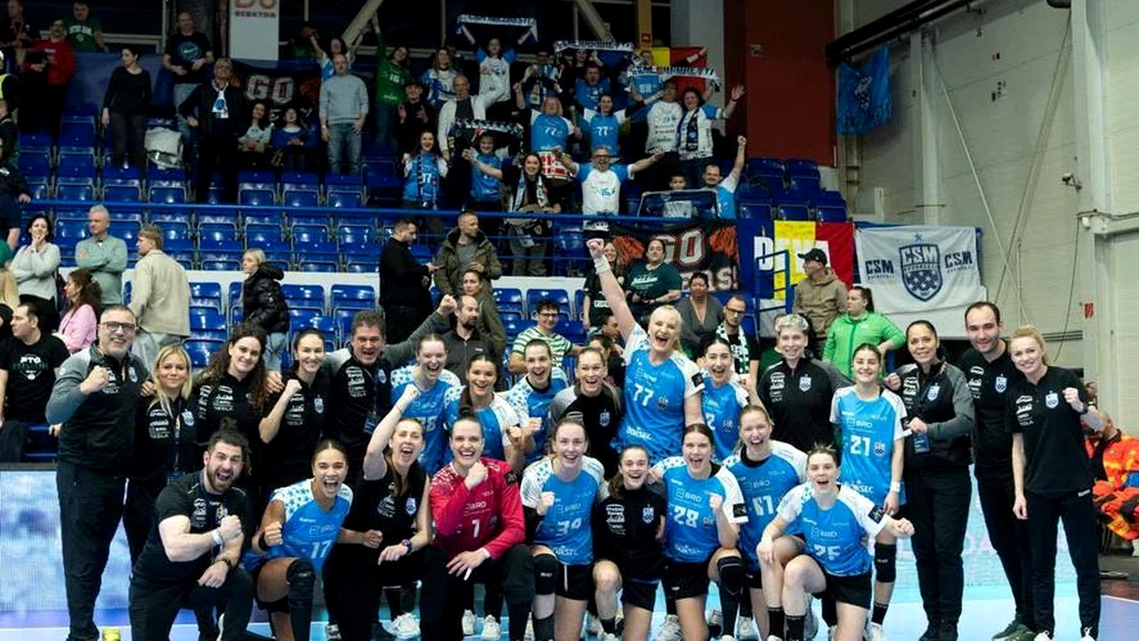 După 8 ani, CSM București s-a calificat în Final 4-ul Ligii Campionilor! Victorie mare cu Esbjerg