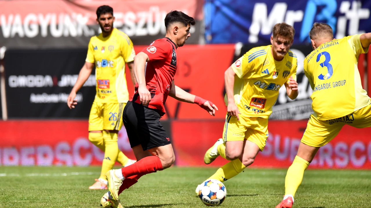 Csikszereda – Unirea Slobozia, scor 3-2. Oaspeţii, gol anulat în minutul 90 după consultarea VAR