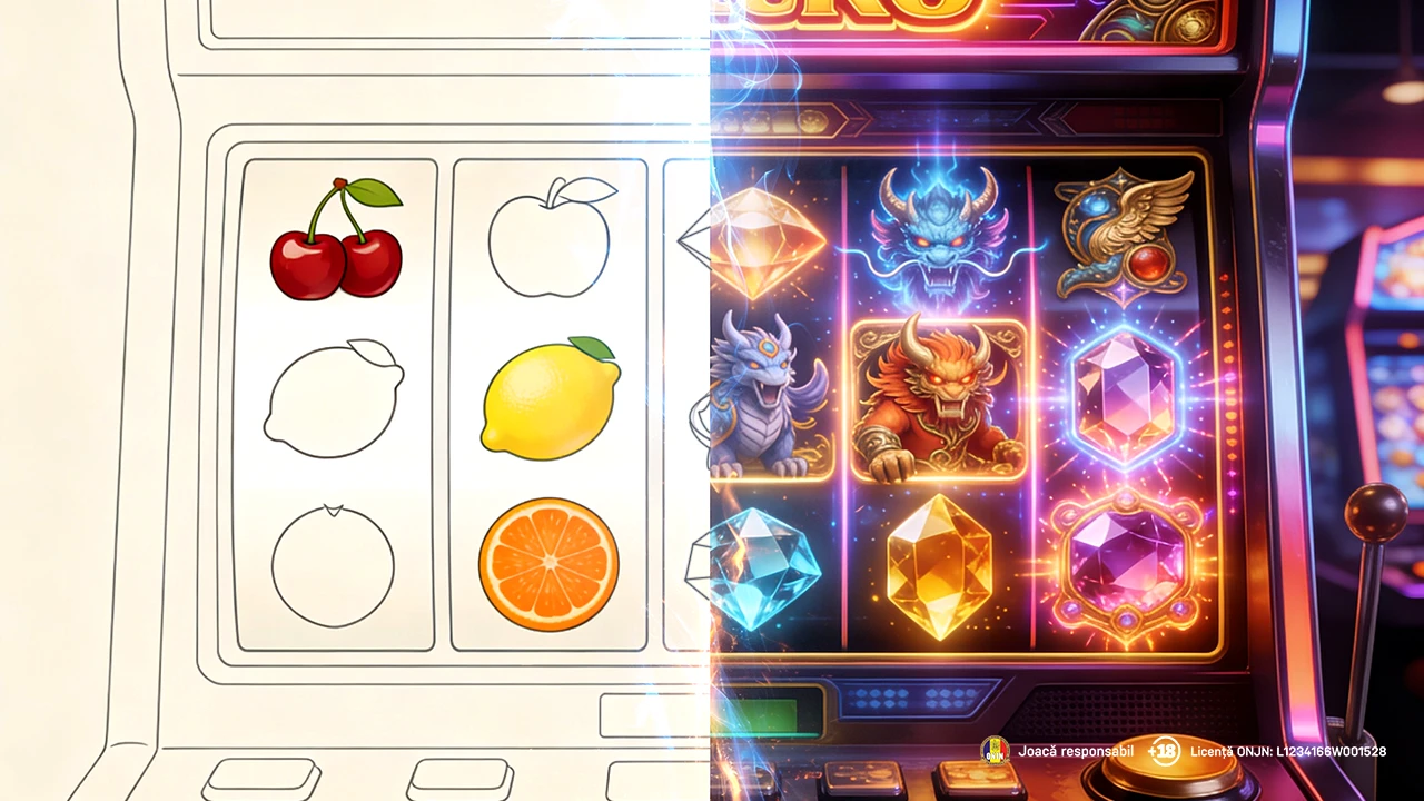 Diferența dintre sloturi clasice și video slots moderne