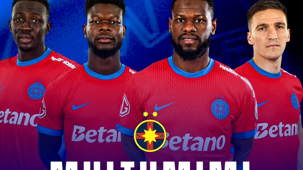 OFICIAL | Patru plecări anunțate de FCSB. Ce jucători nu vor mai îmbrăca tricoul roș-albastru