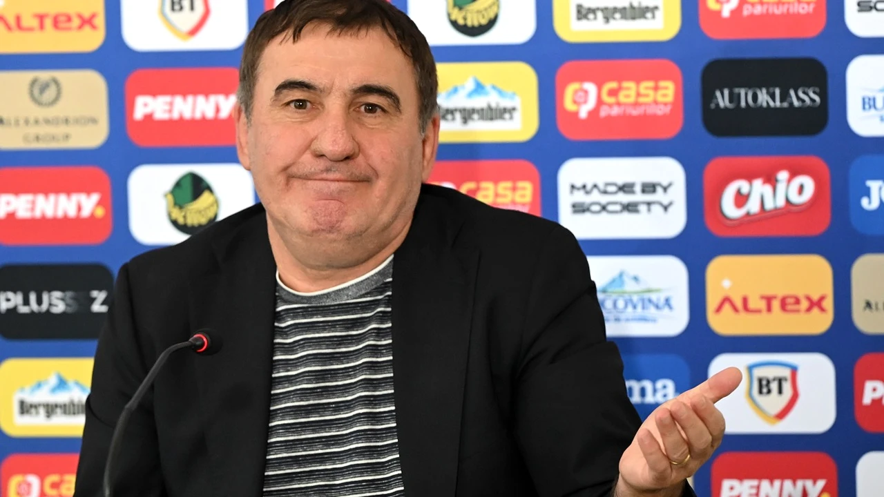 Gică Hagi, la conferința naționalei României: ”Obiectivul numărul 1 este să câştigăm grupa din Liga Naţiunilor”
