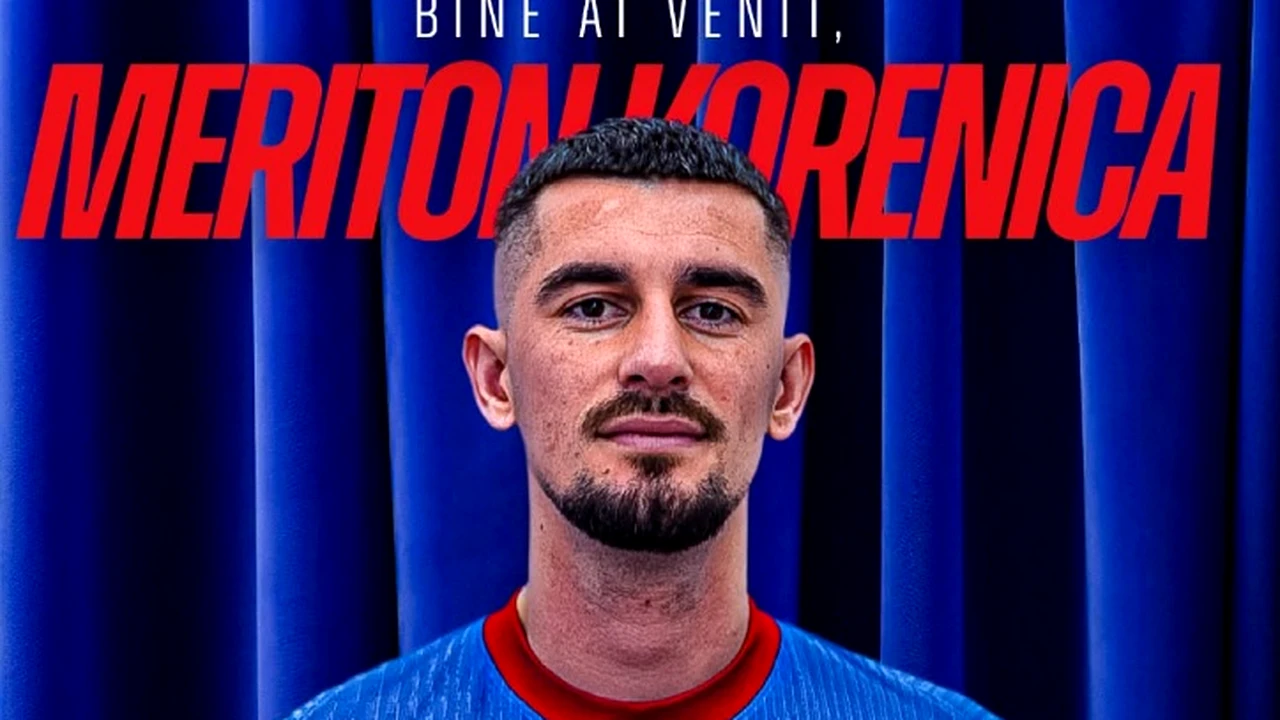 OFICIAL | Meriton Korenica, prezentat la FCSB înaintea derby-ului cu Dinamo. Ce număr va avea