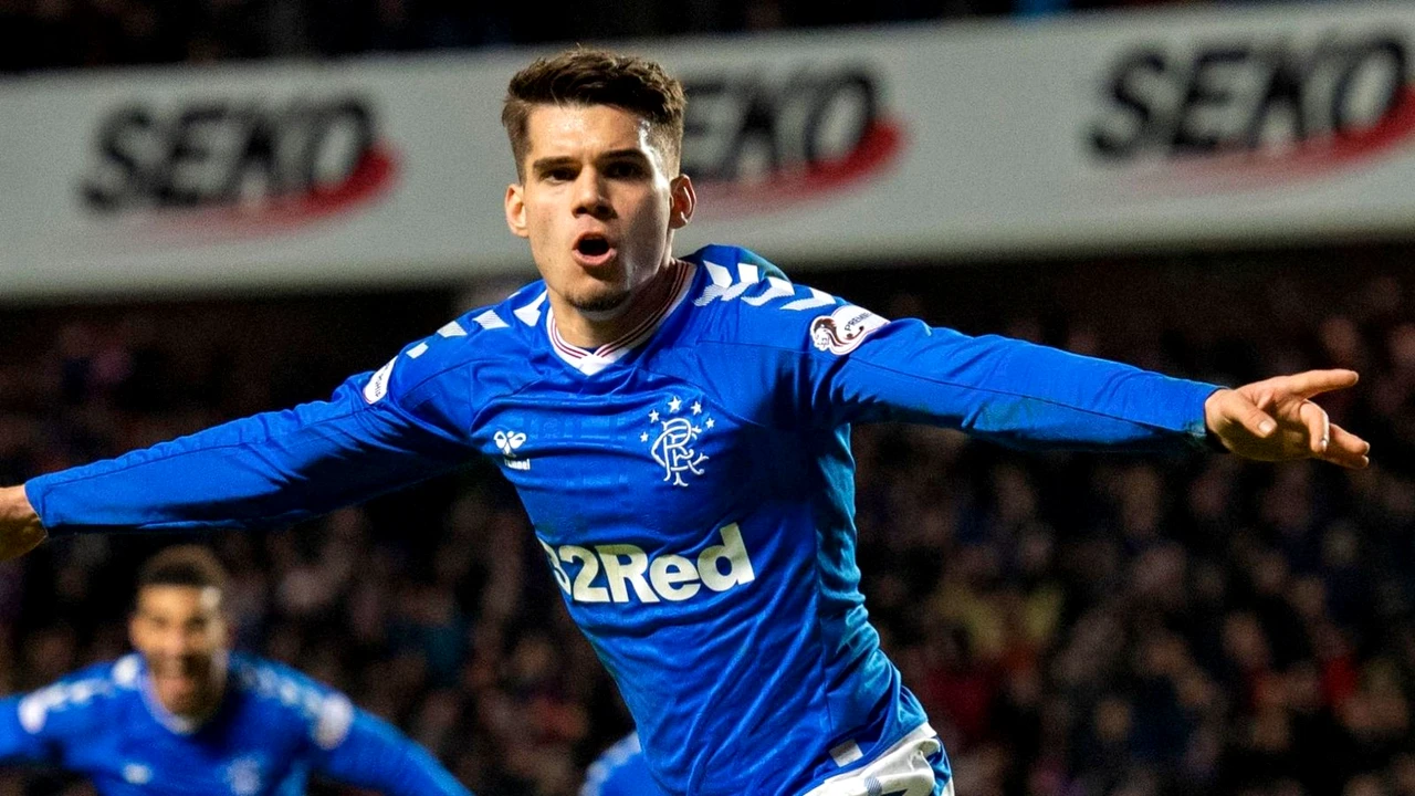 Ianis Hagi, imaginea UEFA pentru promovare. Românul de la Rangers a apărut într-un videoclip