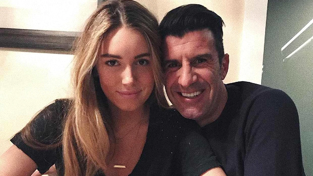 Toată lumea îl cunoaște pe Luis Figo, dar nimeni nu știa cum arată fata lui! E cea mai mediatizată persoană din Spania în acest moment