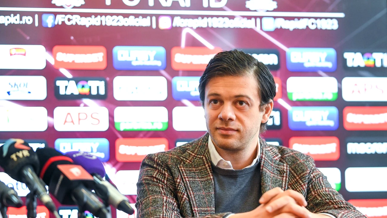 Nu le mai ajunge Giuleștiul! Ce planuri are Victor Angelescu pentru Rapid, înaintea derby-ului cu FCSB