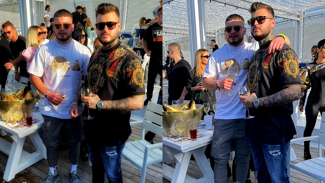 VIDEO. Șampanie scumpă pe imnul Ligii Campionilor pentru patronul unei formații din Liga a 2-a. Care a fost motivul de mare sărbătoare