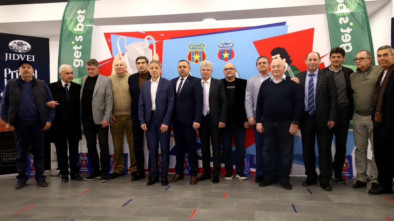 VIDEO-REPORTAJ Steaua a sărbătorit 35 de ani de la Supercupa Europei. Imagini memorabile cu Pițurcă, Lăcătuș, Balint sau Belodedici