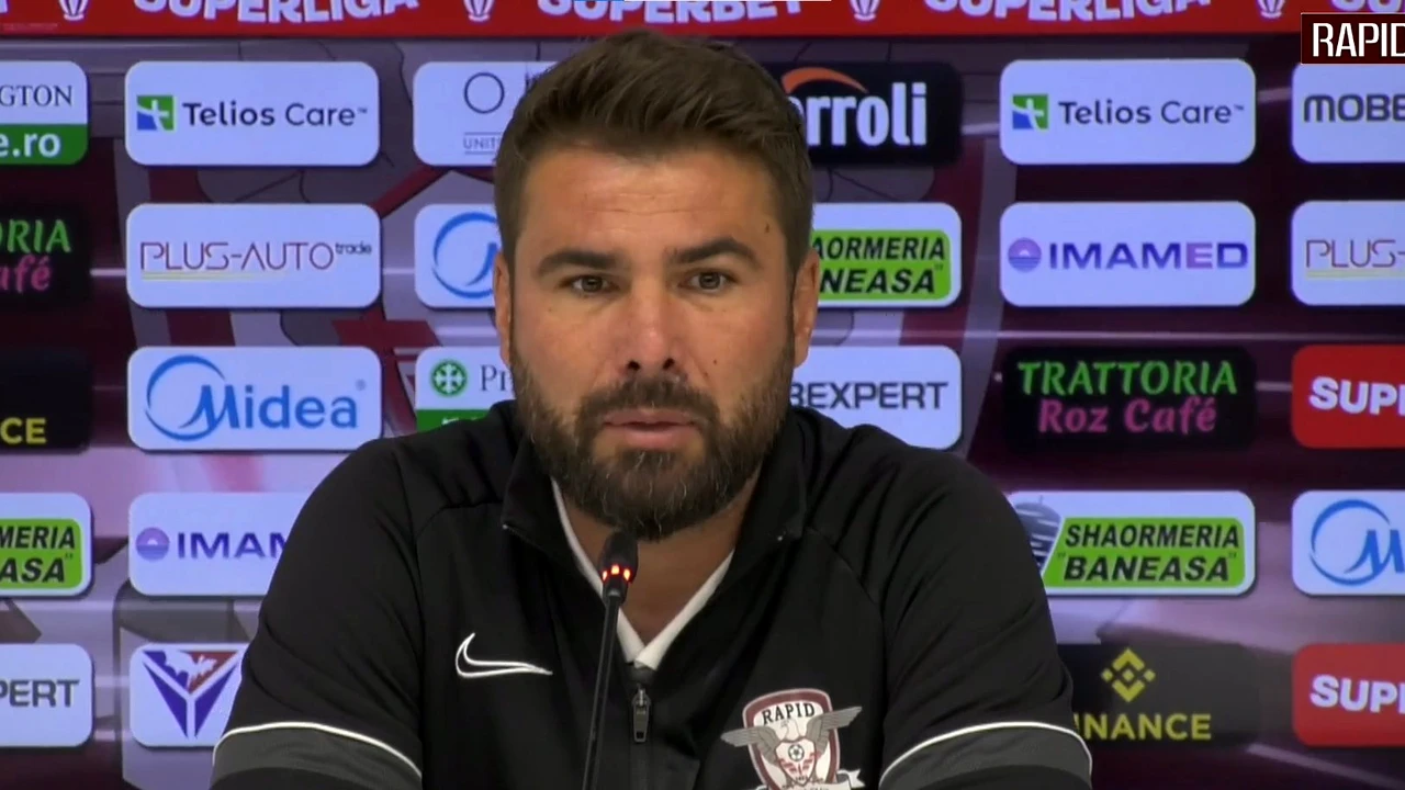 Adrian Mutu pune presiune pe Edi Iordănescu. Antrenorul Rapidului vrea ...