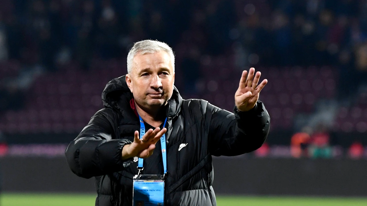 Dan Petrescu și CFR Cluj rămân favoriți la câștigarea titlului. „Noi îi spunem Omul trofeu”