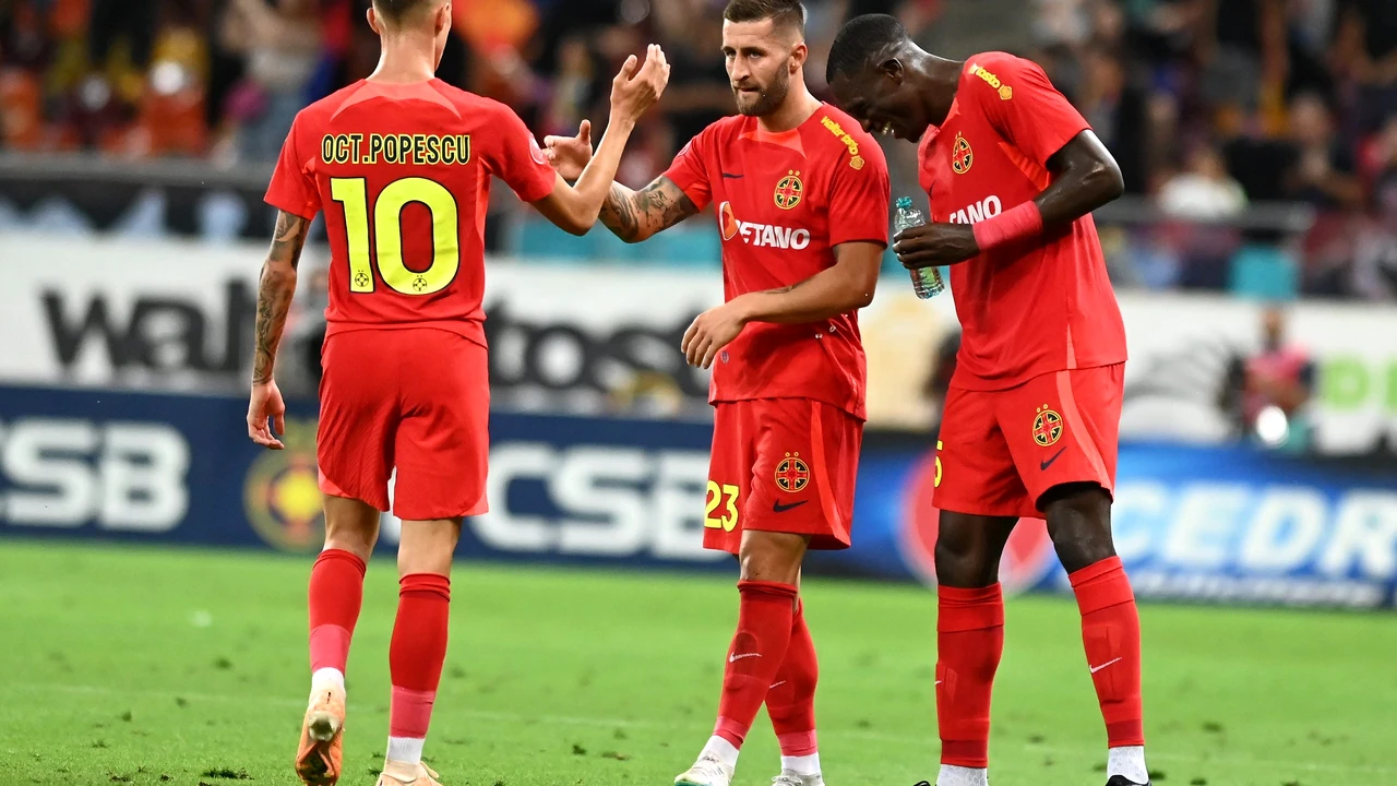 FCSB – Poli Iași 2-1. FCSB îşi menţine fotoliul de lider. Roş-albaştrii au gâfâit pe final