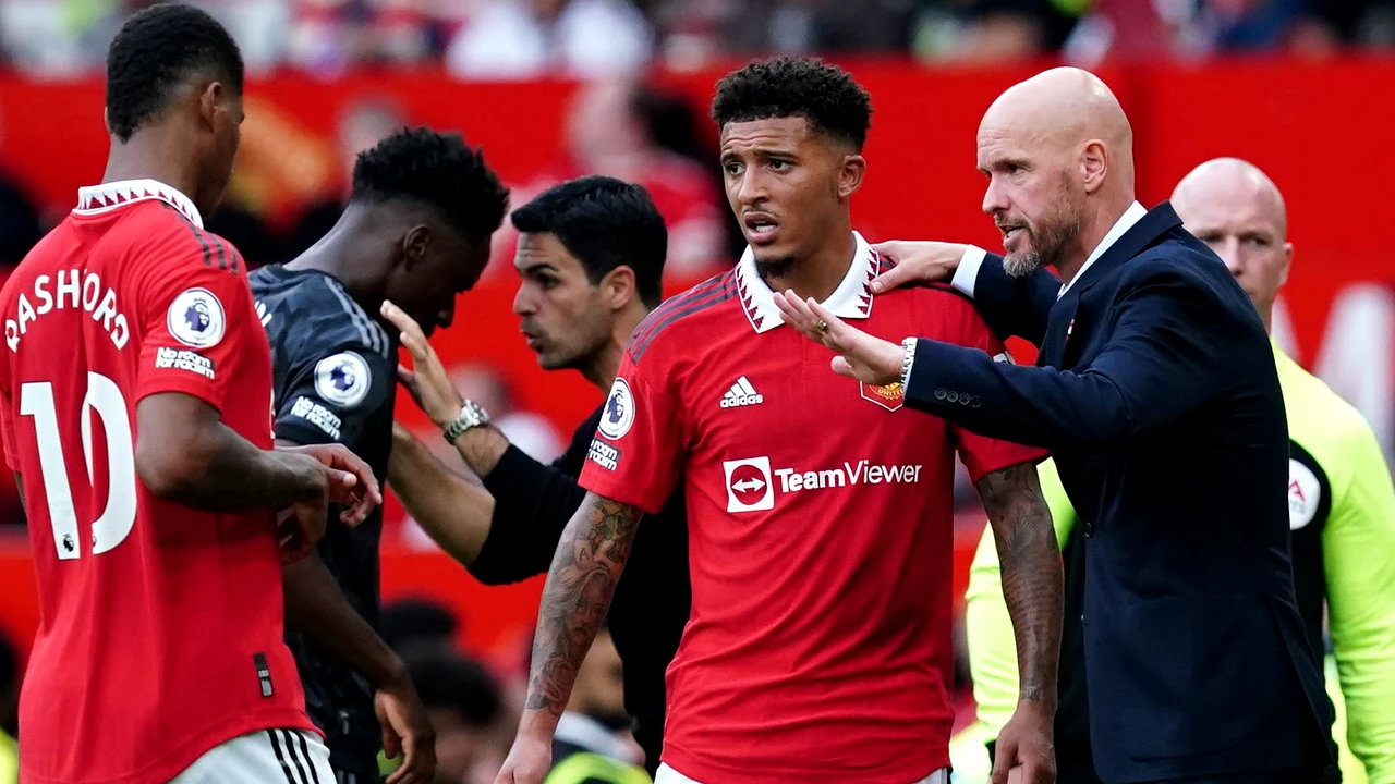 OUT de pe grupul de WhatsApp de la United. Situație incredibilă pentru Sancho, jucătorul transferat la Manchester pe 85 de milioane