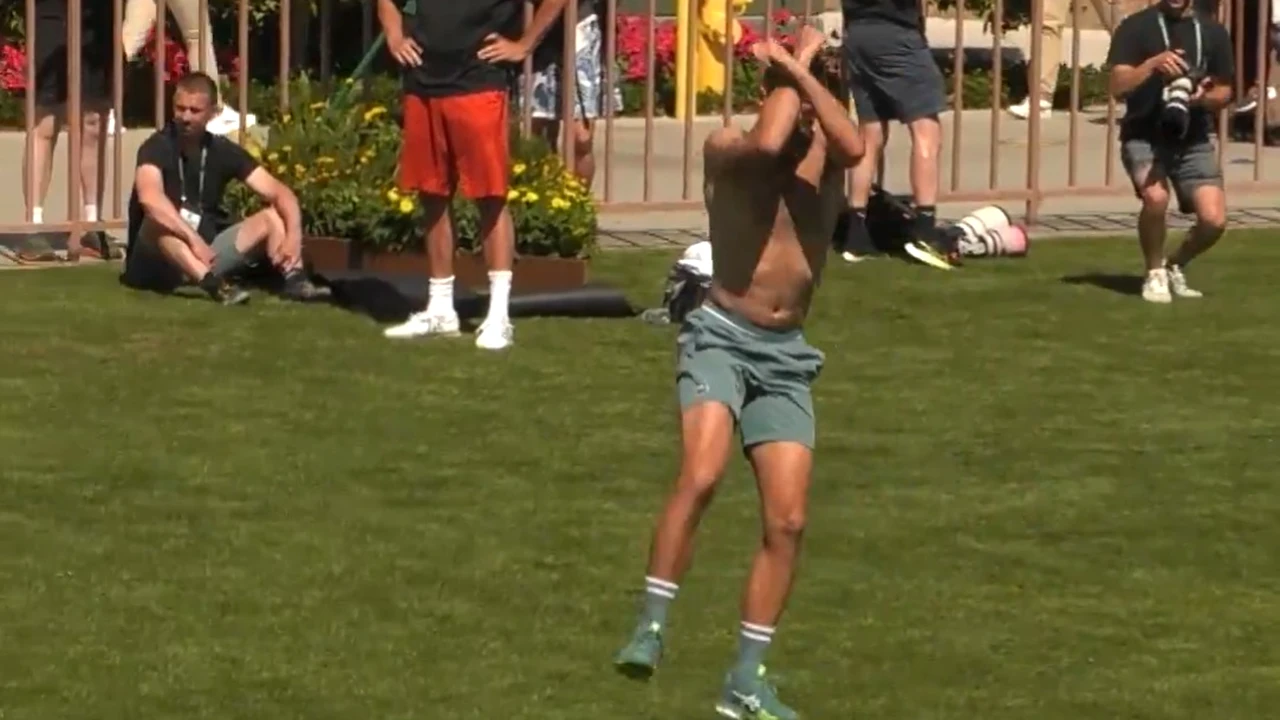 „Siuuuuu!”. Momentul în care Novak Djokovic a celebrat precum Cristiano Ronaldo. Video