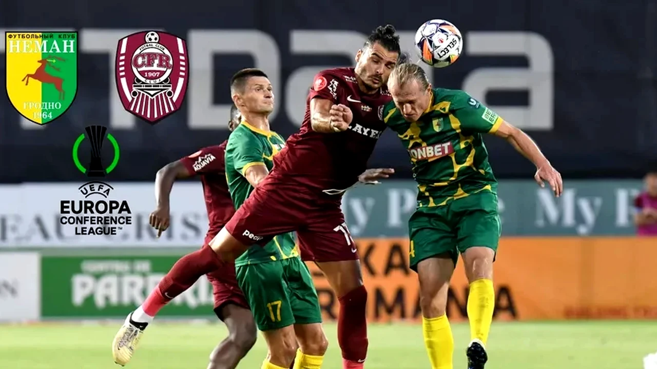 Răsturnare de situație! Cine transmite la TV meciul Neman Grodno – CFR Cluj