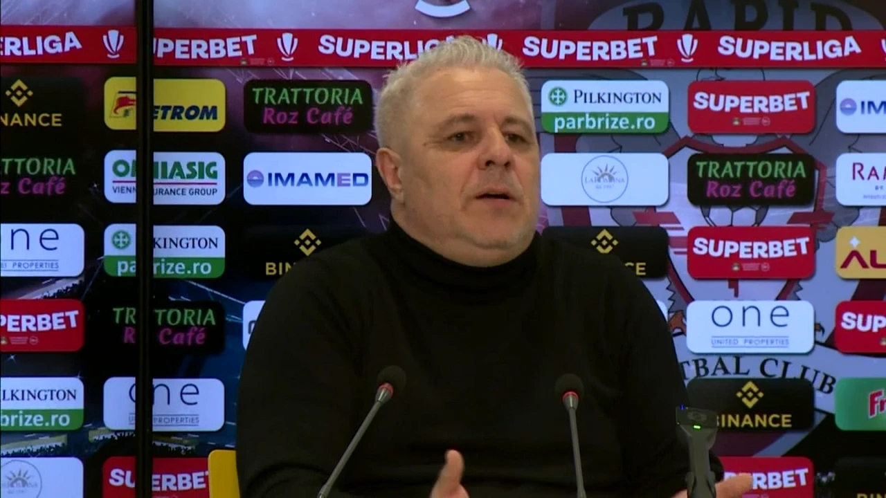 Șumudică n-a vrut să audă numele rivalei FCSB în timpul conferinței de presă: „Hai să vorbim despre Rapid!”