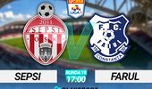 Sepsi OSK – Farul Constanța 1-0. Echipa lui Cristiano Bergodi obține a doua victorie la rând în Liga I și visează la play-off