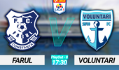 Farul Constanța – FC Voluntari 1-1. Echipa lui Gică Hagi a pierdut două puncte mari în lupta pentru locul 4