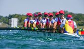 Medalii de aur pe bandă rulantă pentru România la Campionatele Europene de canotaj. Echipajul de 8+1 a câștigat dramatic