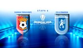 Chindia – Universitatea Craiova 1-1. Oltenii ratează victoria pe final de meci şi totodată şansa de a urca pe podium