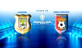 CS Mioveni – Chindia 2-0, în etapa 29 din Superliga. Trupa pregătită de Nicolae Dică reușește să își revină în clasament