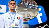 Ce a apărut pe pagina de Facebook a Colegiului George Coșbuc după ce David Popovici a luat BAC-ul: „Opt ani”