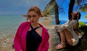 Fiica lui Gabi Balint a întors toate privirile când a pășit pe plajă: „Superbă”! Costumul verde neon a fost atracția zilei