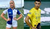 Cristiano Ronaldo s-a întâlnit cu Ana Maria, cea mai frumoasă fotbalistă din lume. Au filmat împreună: „E preferatul meu!”. Foto