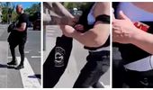 Scene revoltătoare. Un fan dinamovist a fost agresat la Galați în plină stradă pentru că purta însemnele clubului favorit