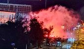 Explozie de bucurie și un show pirotehnic pe măsură la aniversarea Stelei în Ghencea. Spectacolul făcut de Peluza Sud