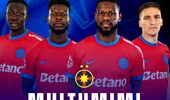 OFICIAL | Patru plecări anunțate de FCSB. Ce jucători nu vor mai îmbrăca tricoul roș-albastru