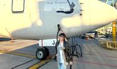 O săptămână perfectă pentru Nadia Comăneci. Fosta mare gimnastă a zburat cu avionul care-i poartă numele pentru a urmări meciul Real – Atletico