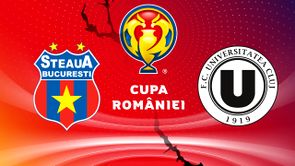CSA Steaua – U Cluj 0-0 LIVE. Clujenii vor să câștige Cupa României