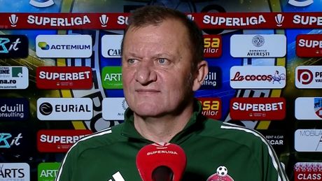 Dorinel Munteanu, fără soluții după înfrângerea la scor cu Oțelul: „Voi discuta cu conducerea”