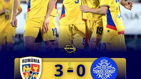 România U19 a spulberat reprezentativa similară a Islandei şi s-a calificat la EURO 2026. Victorie mare obţinută de elevii lui Adi Dulcea