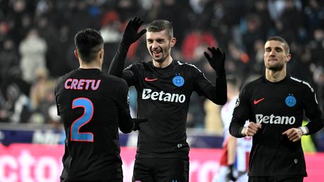 FCSB, victorie clară în deplasare cu Oţelul Galați. Gazdele au condus cu 1-0