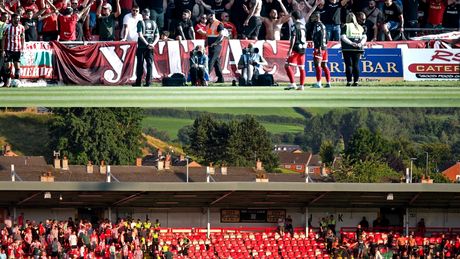Haos total la un meci din Europa League! Partida a fost întreruptă după incidente grave în tribune